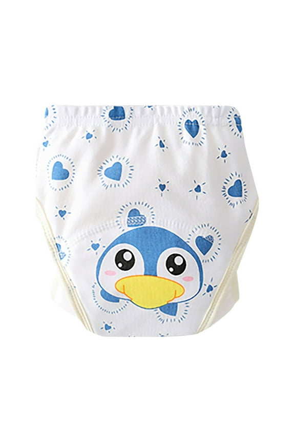 Kids Boys Sweatpants Cute Waterproof Learning Leak-Proof Cartoon Diaper Trousers Stylish Activewear,3-4 Years