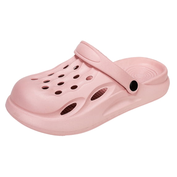 Gunia Kids Clogs Lightweight Outdoor Summer Beach Play Shoes Casual Footwear Pink Sandals For Boys Girls