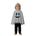 thumbnail image 1 of Gunia Kids Ghost Hooded Cape For Boys Girls 2 Piece Halloween Costumes Cloak Cute Party Dress Up Outfits Poncho, 1 of 9