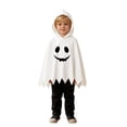 thumbnail image 1 of Gunia Kids Ghost Hooded Cape For Boys Girls 2 Piece Halloween Costumes Cosplay Cloak Cute Party Dress Up Outfits Poncho, 1 of 9