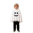 thumbnail image 1 of Gunia Kids Ghost Hooded Cape For Boys Girls 2 Piece Halloween Costumes Cosplay Cloak Cute Party Dress Up Outfits Poncho, 1 of 9