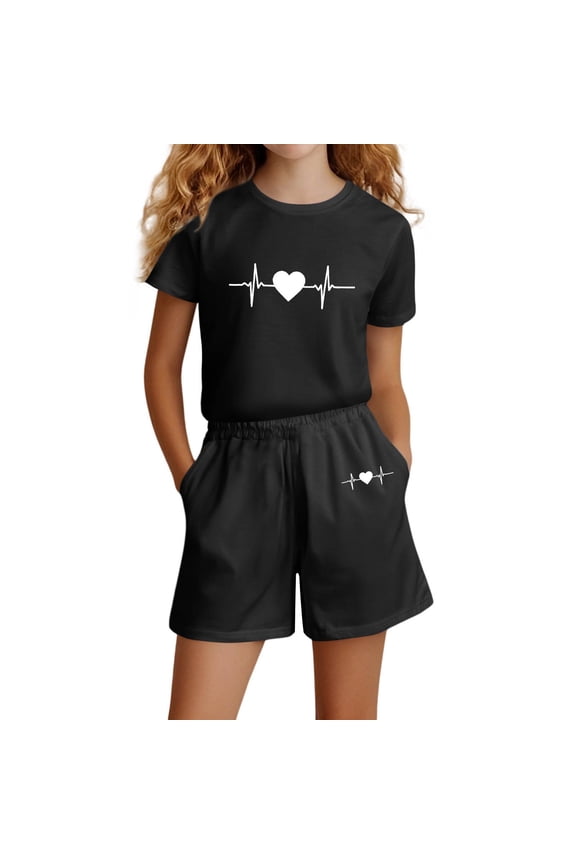 Kids Girls Summer Outfits Carnival Party Dress With Tutu Skirt Hairband Festive Celebrations Clothes Set 4-14 Years