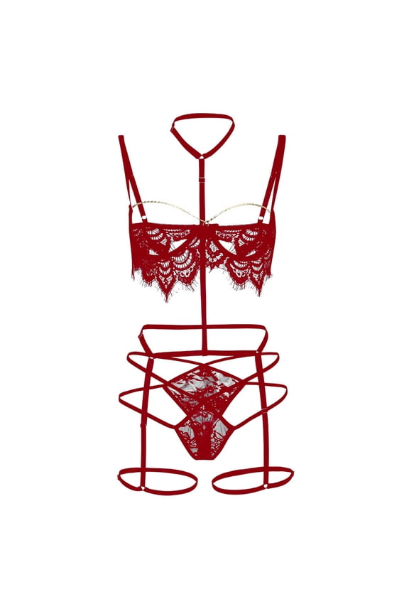 Lingerie for Women Lace Seductive Flirty Corset Underwear Nightwear for Honeymoon Wedding Night