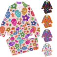 thumbnail image 1 of Gunia Little Girl Halloween Pajamas 2 Piece Button Up Long Sleeve Tops Pants Nightwear Outfit For Toddler Kids Pjs Loungewear Pink 5-6 Years, 1 of 4