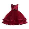 thumbnail image 1 of Gunia Little Girls Formal Dress Sleeveless Party Pageant Princess Dress Wedding Dress For Girls 3-9 Years, 1 of 4