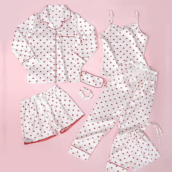 Gunia Little Girls Pajamas Silk Satin Striped Long Sleeve Button Down ...