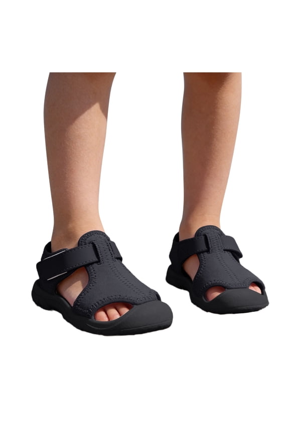 Little Girls' Sandals Summer Sneakers Breathable Beach Shoes Thick Sole Outdoor Casual Walking Shoes Toddlers Kids 1-10 Years