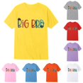 thumbnail image 1 of Gunia Shirts For Teen Boys Big Bro Cute Printed Short Sleeve Crew Neck T Shirt Children Tee Tops Yellow 12-13 Years, 1 of 4