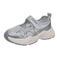 thumbnail image 1 of Gunia Sneakers For Toddler Girls Breathable Mesh Kids Sneakers Lightweight Casual Shoes Play Athletic Running Soprt Shoes Grey, 1 of 7