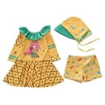 thumbnail image 1 of Gunia Swimsuits For Girls 3 Piece Dress Long Sleeved Sun Swimwear Toddler Kids Bathing Suits Swimwear For Beach Pool 2-12 Years, 1 of 7