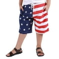 thumbnail image 1 of Gunia Swimwear For Boys Kid Children Swim 4Th Trunk American Flag Shorts Usa Swimtrunk Soft Holiday Beachwear 7-9 Years, 1 of 4
