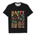 Gunia TShirts For Girls Boys Kids New Year 2025 Printed Short Sleeve