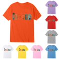 thumbnail image 1 of Gunia T Shirts For Toddler Boys Big Bro Cute Printed Short Sleeve Crew Neck T Shirt Children Tee Tops Orange 2-3 Years, 1 of 4