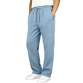 thumbnail image 1 of Gunia Boys Sweatpants Joggers Baggy Straight Leg Open Bottom Casual Pants Elastic Waist Athletic Joggers Sweat Pants With Pockets Athletic Pants Light Blue 11-12 Years, 1 of 8