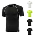 thumbnail image 1 of Gunia Boys T-Shirts Football Athletic Quick Dry Performance Tops Wicking Breathable Fit Kids Youth Sports Training Tee Light Gray 9-11 Years, 1 of 4