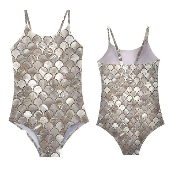 Gunia Teen Swimsuits For Girls 3D Printed Fishscale For Baby Kids Swimsuit Fashion Beachwear