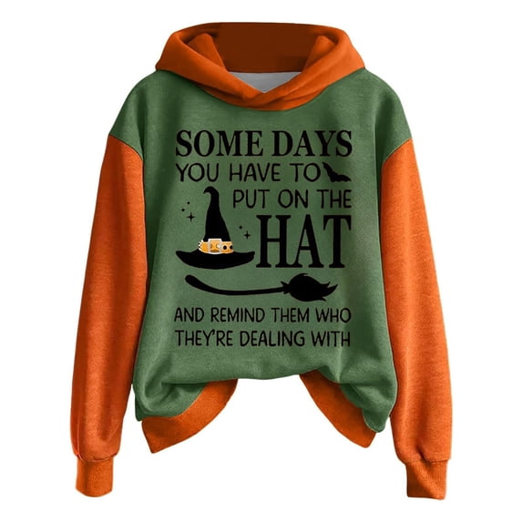 Gunia Toddler Boy Girl Halloween Sweatshirt Hoodie Unisex Graphic Long Sleeve Pullover Hooded Sweatshirt Cozy Jacket Tops Fall Clothes Green 4-5 Years