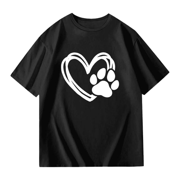 Gunia Toddler Boys Girls Valentines Shirt Short Sleeve Love Heart Graphic Crew Neck Casual Breathable Soft Valentine'S Day T-Shirt Toddler Tee Tops 3-14 Years Black