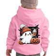 thumbnail image 1 of Gunia Toddler Halloween Ghost Sweatshirt Boy Girl Hoodie Long Sleeve Soft Sweatshirt Graphic Cute Pullovers Top Clothes Fall Pink 3-4 Years, 1 of 6