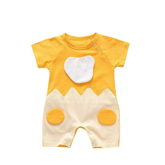Gunia Toddler Jumpsuit Cartoon Egg Crawling Suit Boys Baby Clothes Romper Stylish Dailywear 0-3 Months
