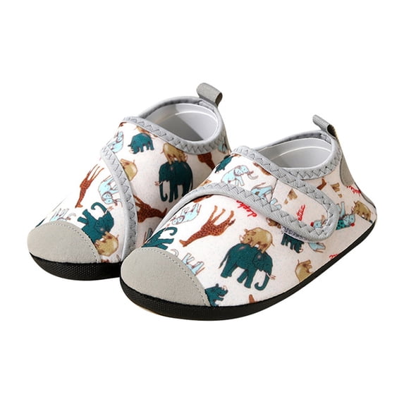 Gunia Toddler Little Boy Girl Water Shoes Soft Sole Non- Quick Drying Shoes With Prints Easy Closure Everyday Wear Athletic Sneakers For Sport Swim Pool Surf 1-9 Years