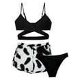 thumbnail image 1 of Gunia Toddler Swimsuit Girl 2 Piece Set Floral Print For Kids Age 3-12 Swimwear Summer Trendy Beachwear, 1 of 2