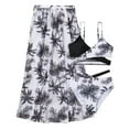 thumbnail image 1 of Gunia Toddler Swimsuit Girl Floral Print 2 Piece Trendy Beachwear, 1 of 3