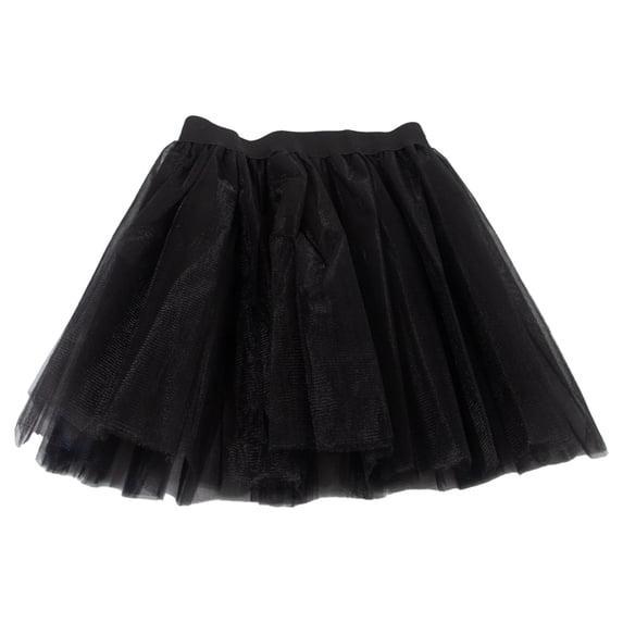 Gunia Tutu Skirts For Girls Pommel Three Lined With Ballet Dance Princess Birthday Party Kids Toddler Girls Skirt Black One Size