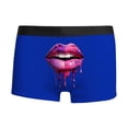thumbnail image 1 of Gunia Valentine's Day Mens Boxer Briefs 3D Lip Print Personality Fashion Skin-Friendly Cosy Underwear S-5Xl, 1 of 4