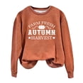 thumbnail image 1 of Gunia Women Halloween Sweatshirt Jesus Fashion Long Sleeved Round Neck Sweater Fashion Graphic Pullover Tops Fall Trendy Clothes Beige S-2Xl, 1 of 4