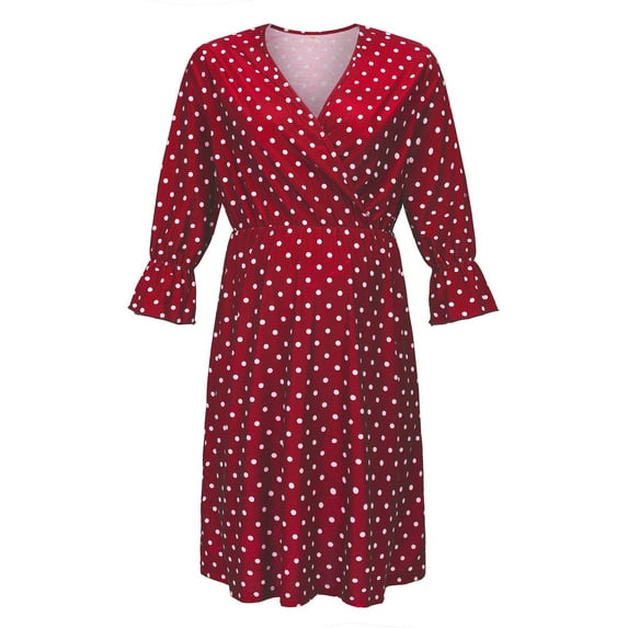Gunia Women Maternity Nursing Long Sleeve Nursied Baby Dress Nightgown Breastfeeding Nightshirt Dress,Maternity Dresses,Xxl