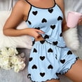 thumbnail image 1 of Gunia Women Pajamas Soft Floral Print Pajama Sleeveless Comfortable Nightwear With Pockets Loungewear Pjs S-3Xl, 1 of 3