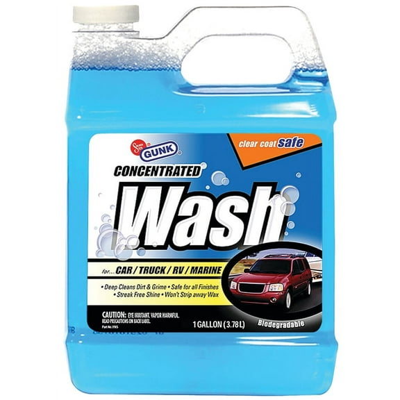Gunk Automotive Cleaner, Truck and Trailer Wash, 1 gal, Contains Butyl VW5