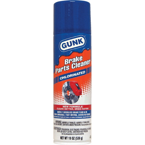 Gunk Brake Parts Cleaner - Single Pack — Household & Commercial Use, Effective Formula