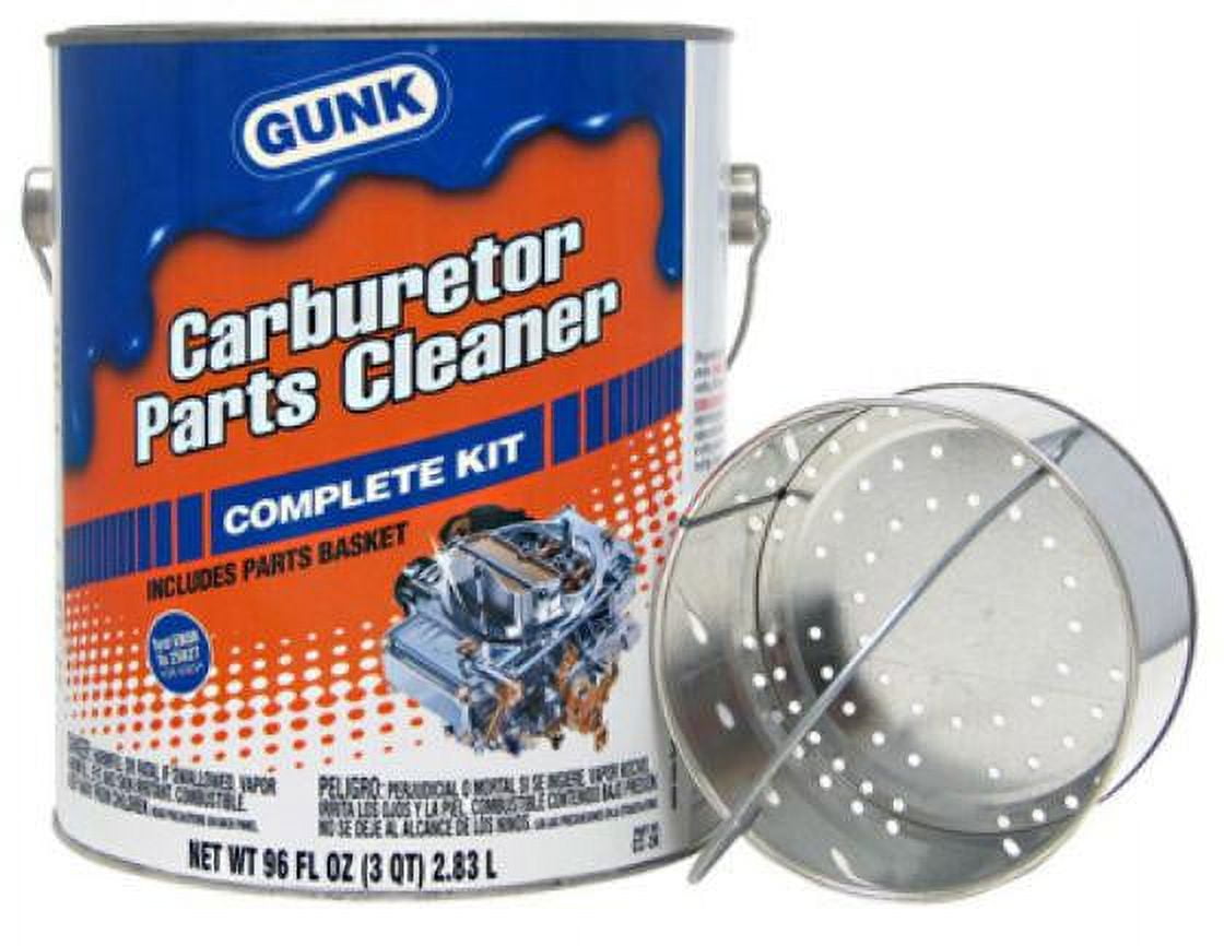 Gunk CC3K Carburetor & Parts Cleaner with Drip Basket, 96 Oz