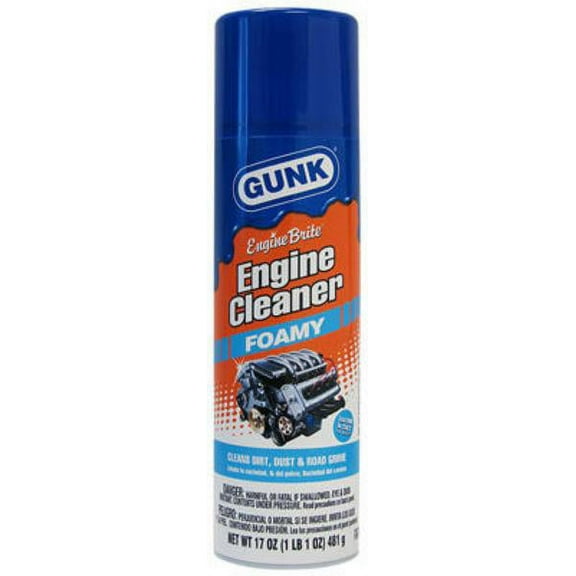 Gunk FEB1CA Aerosol Foamy Engine Degreaser, 17 Oz, Each
