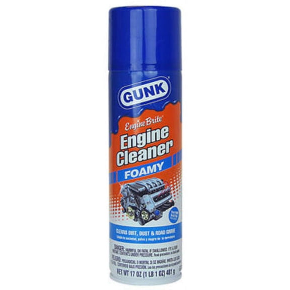Gunk Feb1 Engine Brite Foamy Engine Cleaner, 17 Oz
