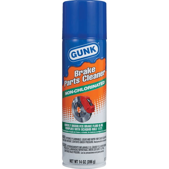 Gunk Non-Chlorinated Brake Parts Cleaner - Pack of 2 Household & Commercial Use, Effective Formula
