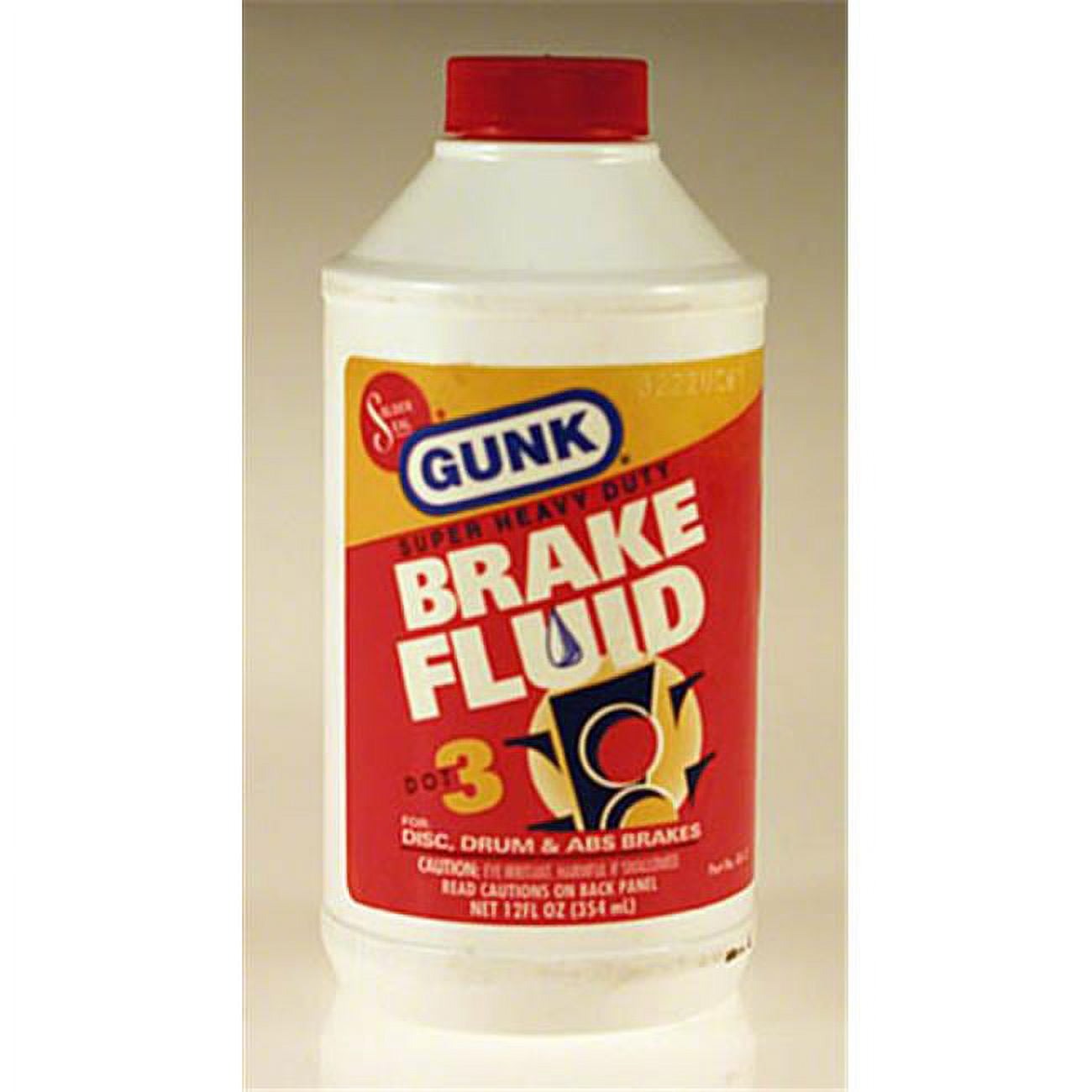 Gunk Premium DOT 3 Brake Fluid 128 oz