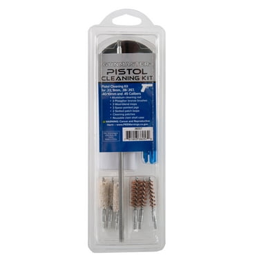 Gunmaster 14 Piece Universal Pistol Cleaning Kit for .22 - .45 Caliber Pistols