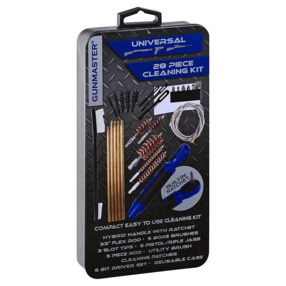Gunmaster Slim Line Universal Gun Cleaning Kit (28pc)