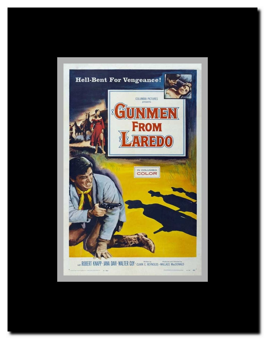 Gunmen from Laredo Framed Movie Poster