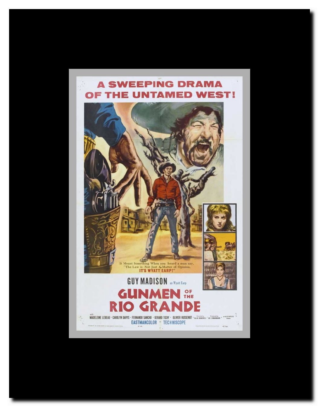 Gunmen of Rio Grande Framed Movie Poster