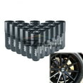 thumbnail image 1 of Gunmetal 20 PCS M12X1.5 Lug Nuts Extended Tuner Aluminum Wheels Rims Cap WN02 Mi2KA, 1 of 7