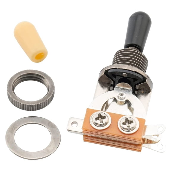 Gunmetal Black 3 Way Switch Pickup Electric Guitar Selector Toggle Les Paul