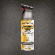Gunmetal Gray, Rust-Oleum Universal Metallic Paint & Primer Spray Paint-353091, 11 oz