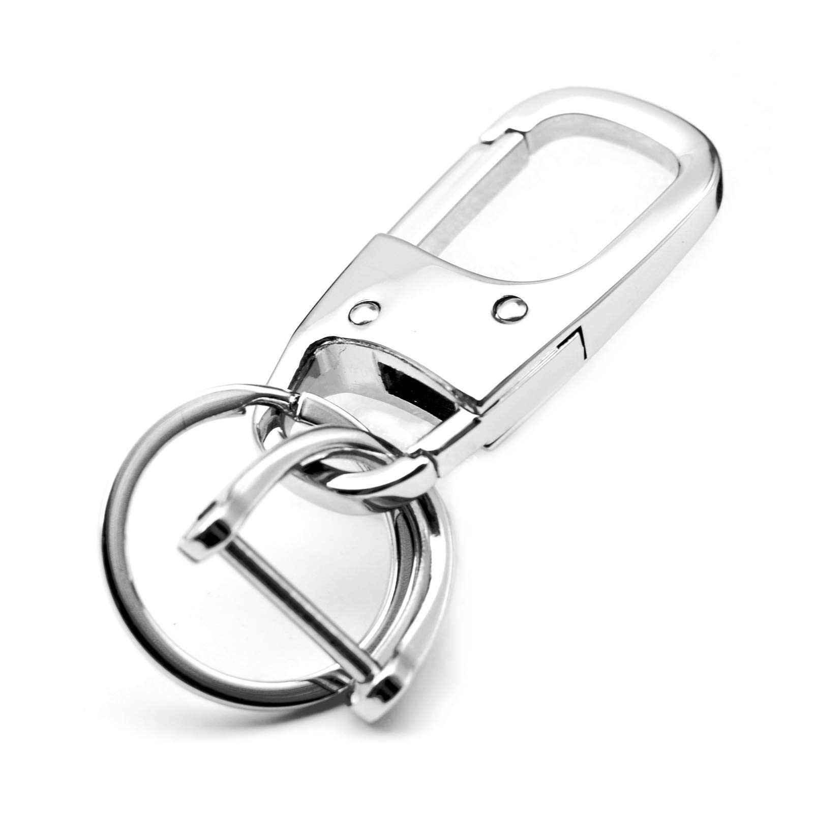 Gunmetal Metal Car Key Fob Keychain Clip, Equipped with Detachable ...