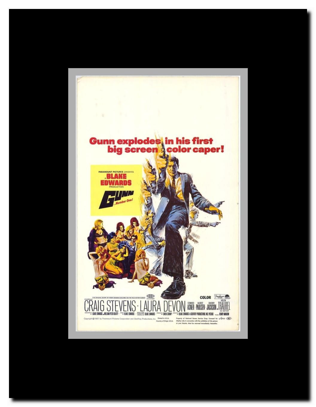 Gunn Framed Movie Poster