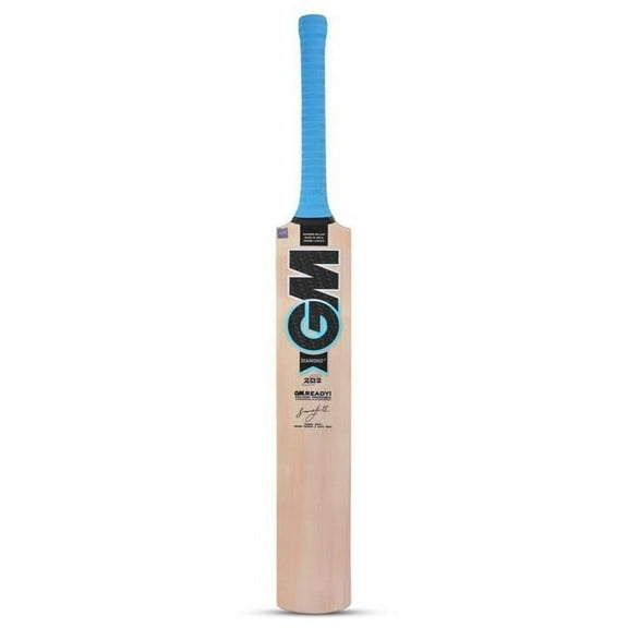 Gunn & Moore 1601944 Diamond Kashmir Willow Cricket Bat, Light Beige & Blue