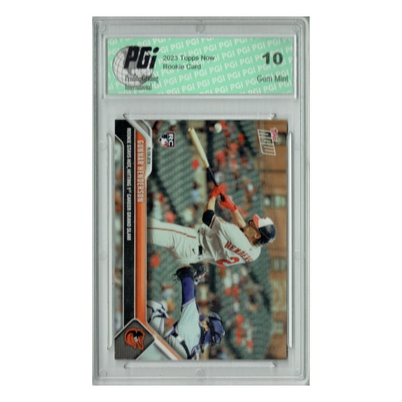 Gunnar Henderson 2023 Topps Now #436 1st Career Grand Slam Rookie Card PGI 10